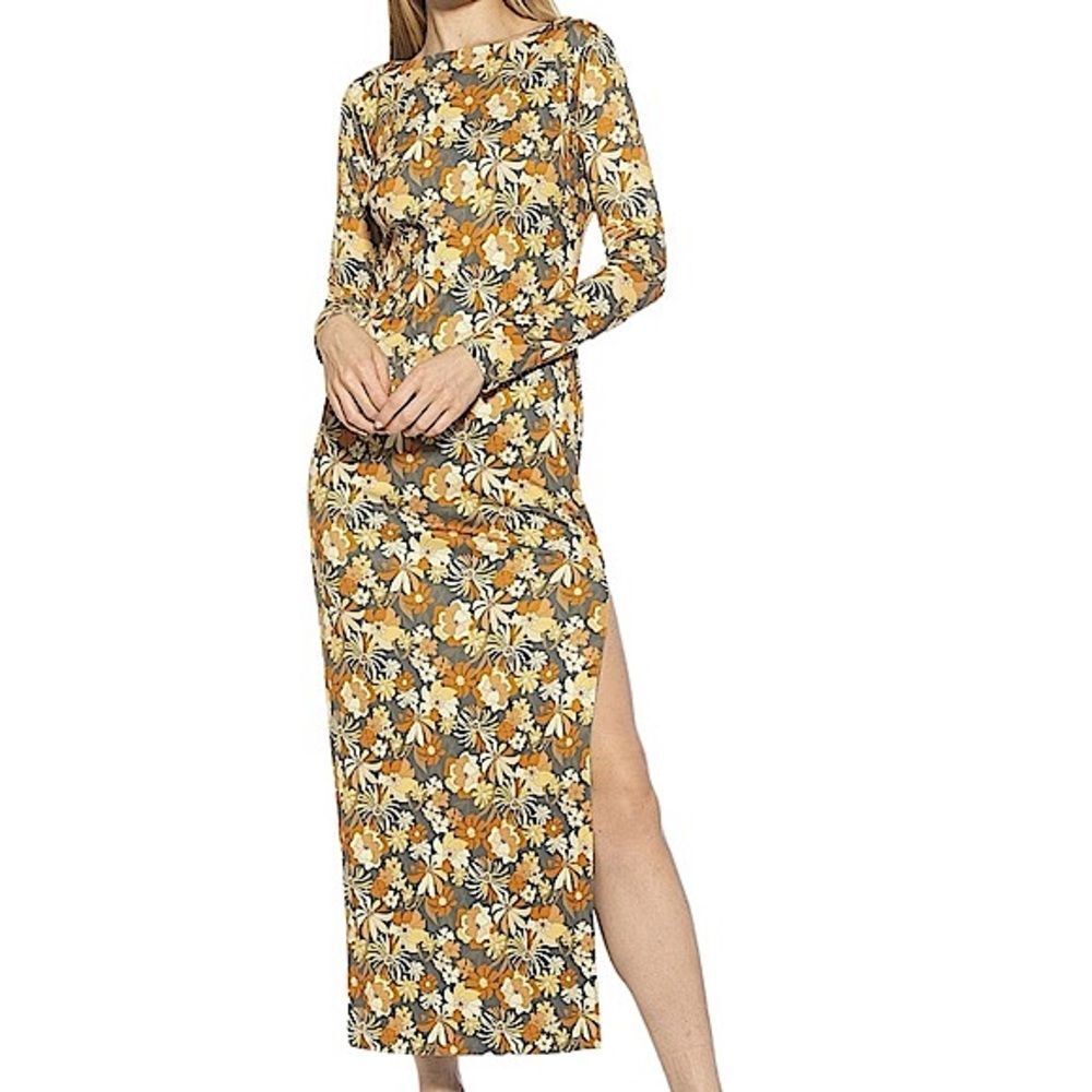 Alexia Admor Lexy Maxi Dress Floral Print Size S • NEW WITH TAGS •